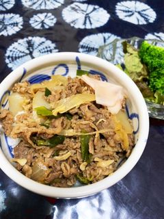 我が家の牛丼-レシピのメイン写真