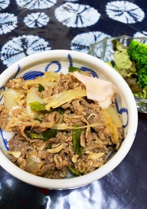 我が家の牛丼-レシピのメイン写真