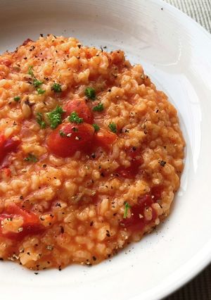炊飯器に入れるだけ！簡単トマトリゾット風-レシピのメイン写真