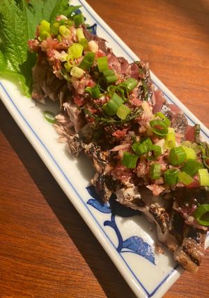 万能！梅〜味！梅肉薬味の鰹のたたき-レシピのメイン写真