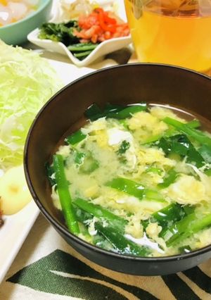 子供も大好き・ニラと卵のお味噌汁-レシピのメイン写真