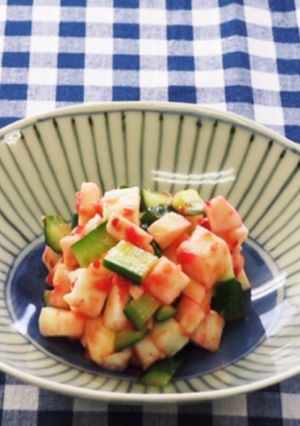 はんぺんの梅肉あえ-レシピのメイン写真
