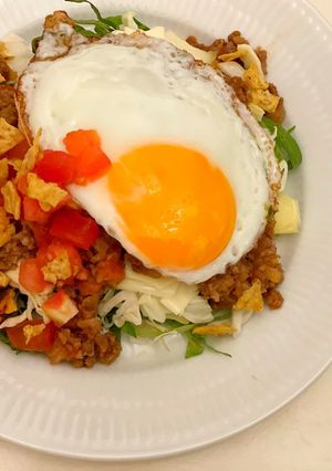 スパイスがきいたタコライス風サラダ♫-レシピのメイン写真