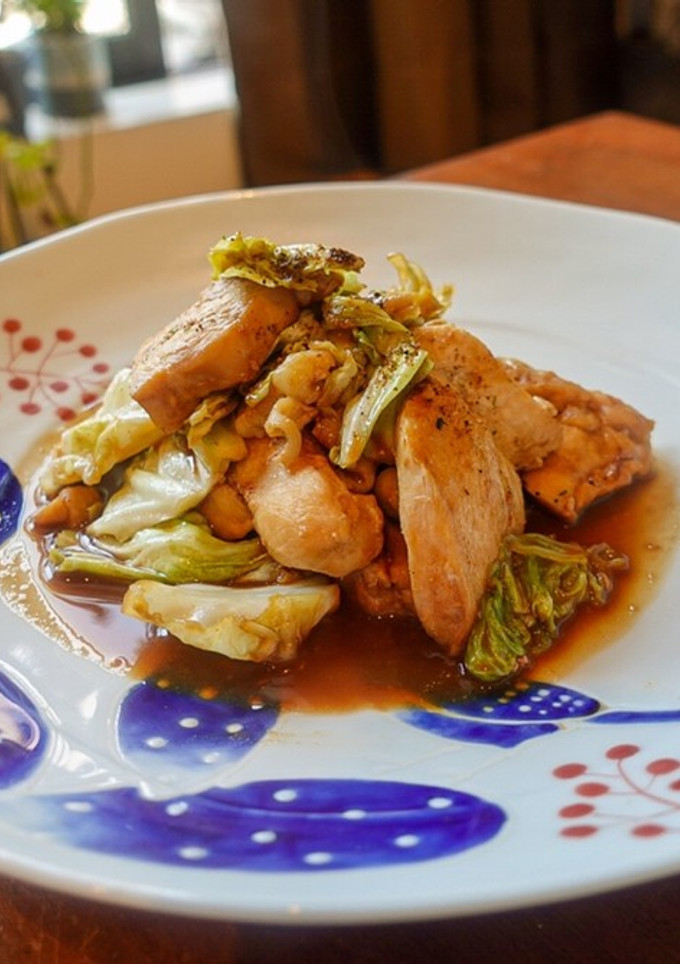 【簡単10分】鶏ムネとキャベツの味噌炒め-レシピのメイン写真