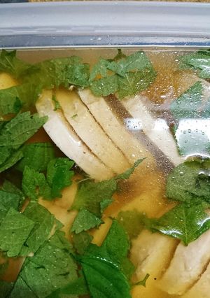 鶏ハムの大葉ちらし！いい香りです-レシピのメイン写真