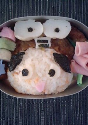 キャラ弁　ぜんまいざむらい弁当-レシピのメイン写真