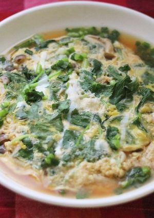 優しい味わいの♪しめじと三つ葉の玉子とじ-レシピのメイン写真