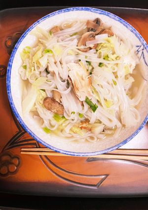 鶏ハムと茸で★☆フォー麺-レシピのメイン写真