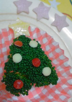 お弁当に☆ブロッコリーのクリスマスツリー-レシピのメイン写真