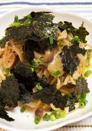 キノコたっぷり♪明太子とツナのパスタ-レシピのメイン写真