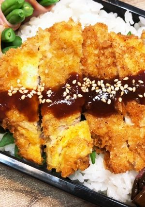 豚カツ弁当　0610-レシピのメイン写真