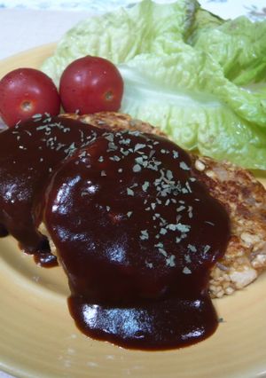 豆腐ハンバーグ（肉、小麦、玉子、牛乳無）-レシピのメイン写真