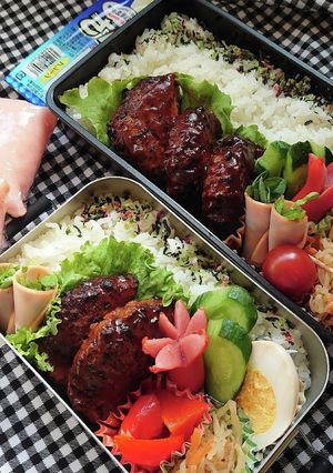 ❜21/6/10ハンバーグ弁当-レシピのメイン写真