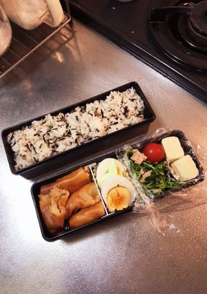 ひじきごはんのお弁当-レシピのメイン写真