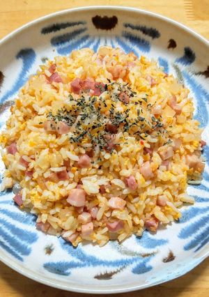 ご飯の水かけでパラパラ炒飯 !?-レシピのメイン写真