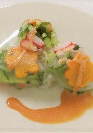 子供も喜ぶ！彩り生春巻き-レシピのメイン写真