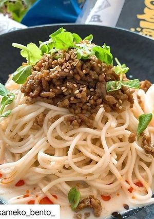 冷やし豆乳担々うーめん-レシピのメイン写真