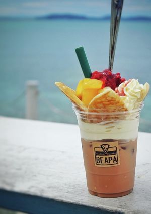 チーズミルクティー・フルーツパンケーキ-レシピのメイン写真