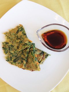 ほうれん草のチーズチヂミ【JAほこた】-レシピのメイン写真