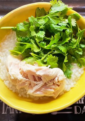 パクチー入り中華がゆ-レシピのメイン写真