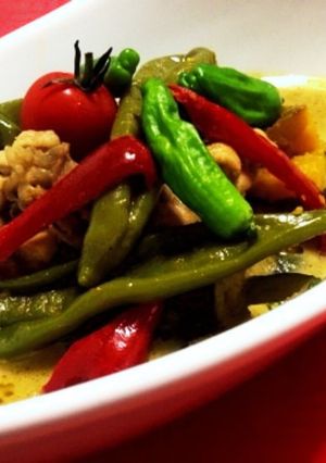 夏野菜たっぷり♡『冷やしグリーカレー』-レシピのメイン写真