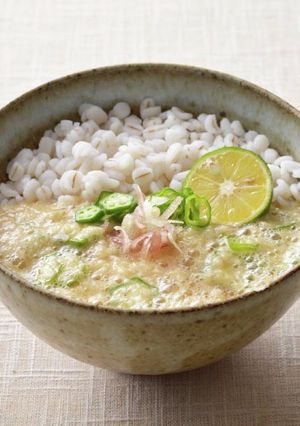 サッパリ！みょうがと オクラの麦とろ-レシピのメイン写真