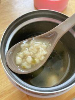 スープジャーであったかランチもち麦スープ-レシピのメイン写真