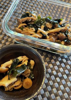 きのことわかめで食物繊維摂取☆-レシピのメイン写真
