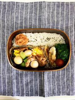青梗菜と豚肉炒め弁当 〜高校生男子弁当〜-レシピのメイン写真
