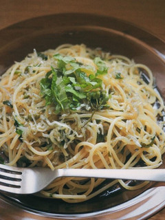 山椒・紫蘇・しらすの初夏オイルパスタ-レシピのメイン写真