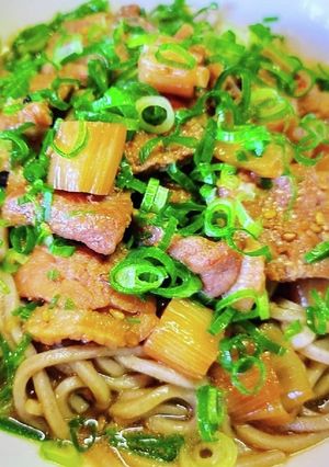 　ラー油香る辛味鴨南蛮ぶっかけ蕎麦-レシピのメイン写真