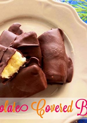 材料2つ☆ビターチョコがけ冷んやりバナナ-レシピのメイン写真