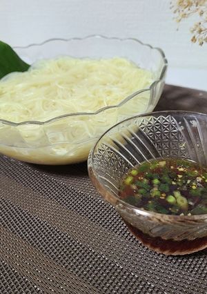 ピリ辛 花椒麺つゆ★素麺やひやむぎに-レシピのメイン写真