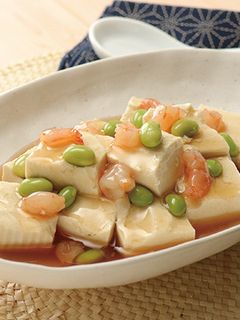 海老と枝豆の冷製あんかけ豆腐-レシピのメイン写真