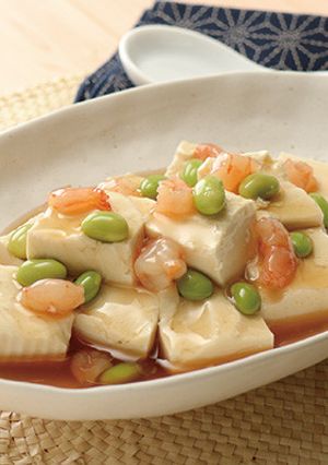 海老と枝豆の冷製あんかけ豆腐-レシピのメイン写真