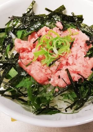 ねぎとろ丼-レシピのメイン写真