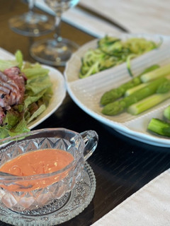 簡単♡野菜やお肉をオーロラソースで-レシピのメイン写真