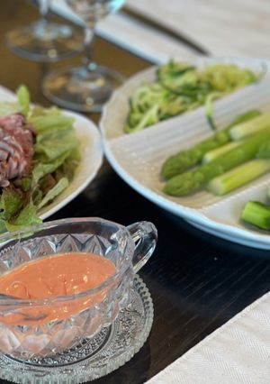 簡単♡野菜やお肉をオーロラソースで-レシピのメイン写真