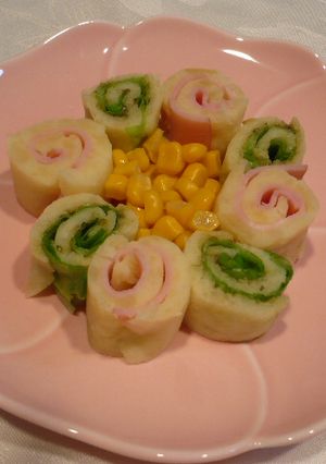 簡単☆マッシュポテトのお花でおもてなし-レシピのメイン写真