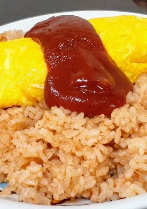 美味しい半熟オムレツライス-レシピのメイン写真