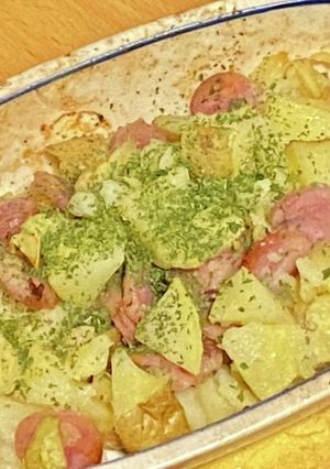 新ジャがで火を使わずにジャーマンポテト？-レシピのメイン写真