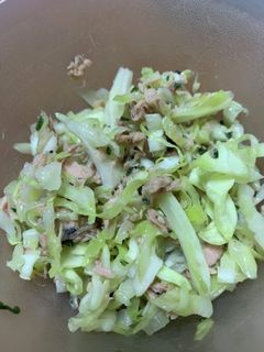ふりかけで簡単!キャベツとツナの和え物-レシピのメイン写真