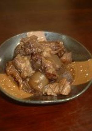 牛スジ肉とこんにゃくの煮込み-レシピのメイン写真