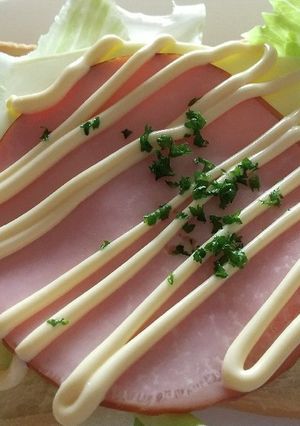ハムとチーズのオープンサンド-レシピのメイン写真