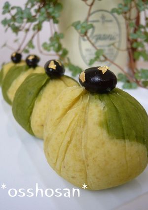 抹茶とおさつの茶巾-レシピのメイン写真