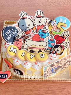 BT21キャラケーキ★BTS-レシピのメイン写真