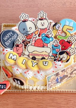 BT21キャラケーキ★BTS-レシピのメイン写真
