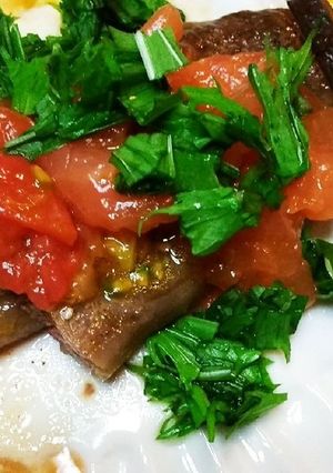 手潰しトマトソースの牛肉焼き-レシピのメイン写真