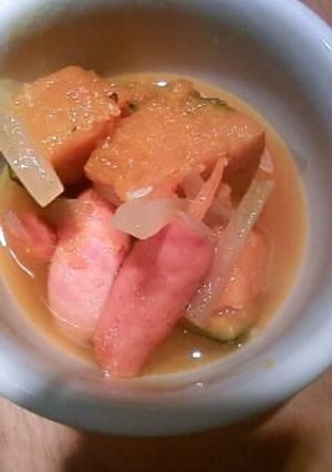 カボチャたっぷり♪ウインナーと♪洋風煮物-レシピのメイン写真
