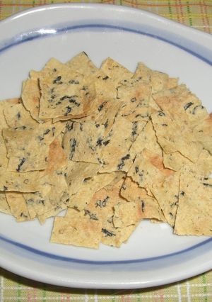 豆腐おからチップス♪海苔茶漬け味☆-レシピのメイン写真